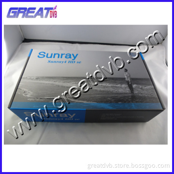 Sunray4 Sr4 Sunray 800se HD Satellite Recever with DVB-S/C/T Triple Tuners with WiFi